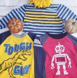 BUNDLE OF 3 Long Sleeve Shirts 3T